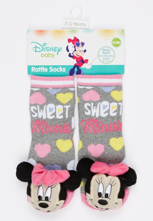 Character Baby - Minnie Rattle Sock Multi-colour
