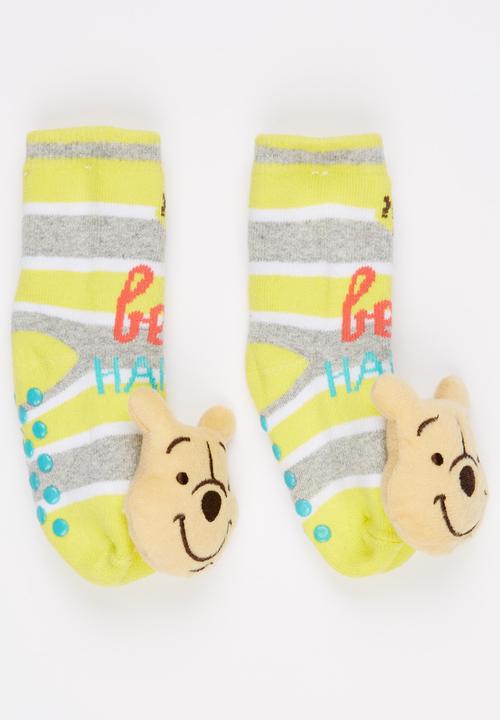Character Baby - Pooh Bear Rattle Sock Multi-colour