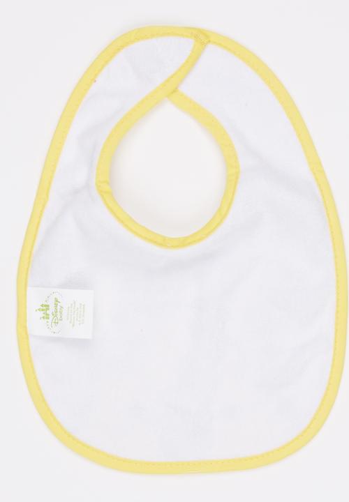 Character Baby - Pooh Bear Jersey Bib Yellow