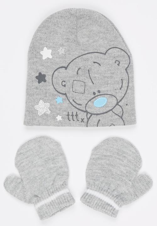 Character Baby - Tatty Teddy Beanie and Mitten Set Multi-colour