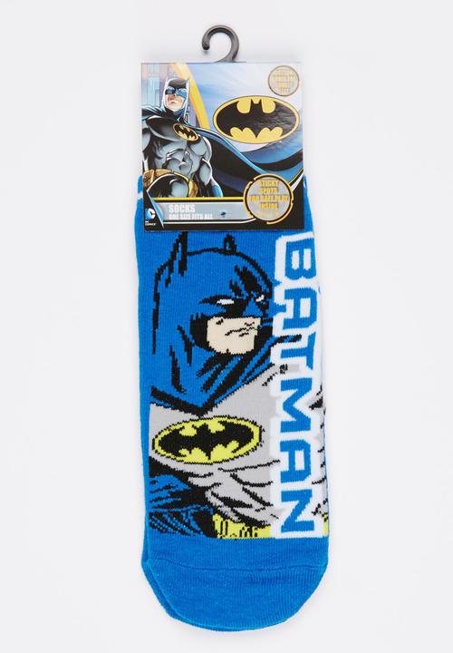 Character Fashion - Batman Slipper Sock Blue