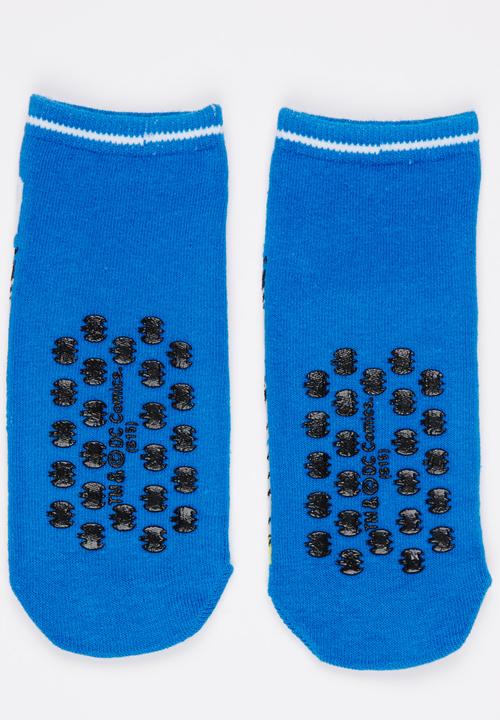 Character Fashion - Batman Slipper Sock Blue