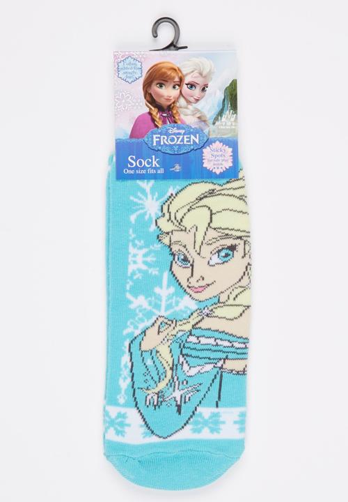 Character Fashion - Frozen Slipper Sock Blue