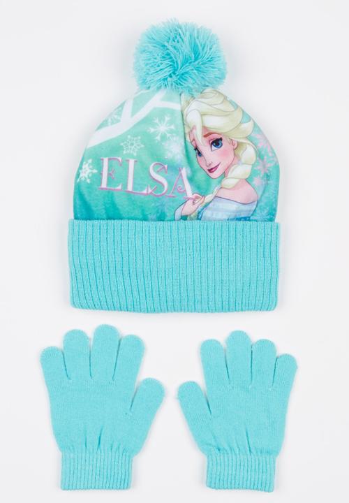 Character Fashion - Frozen Beanie and Glove Set Multi-colour