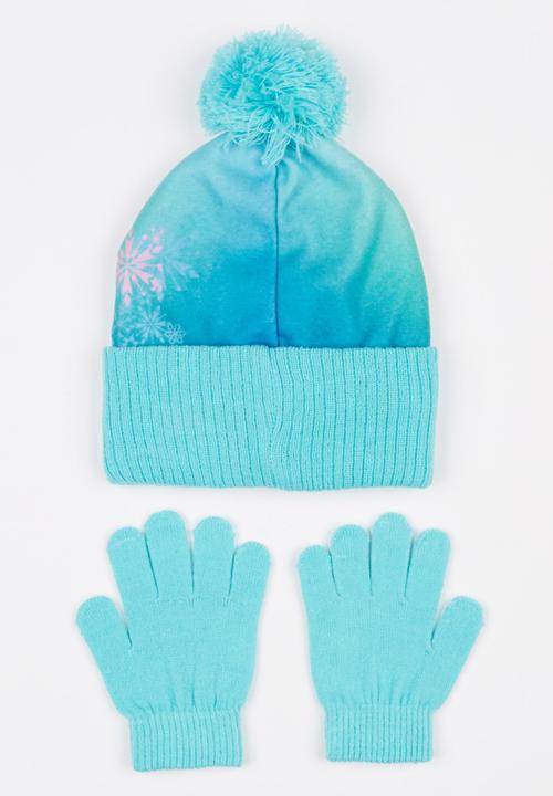 Character Fashion - Frozen Beanie and Glove Set Multi-colour