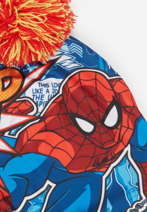 Character Fashion - Spiderman Trapper Beanie Multi-colour