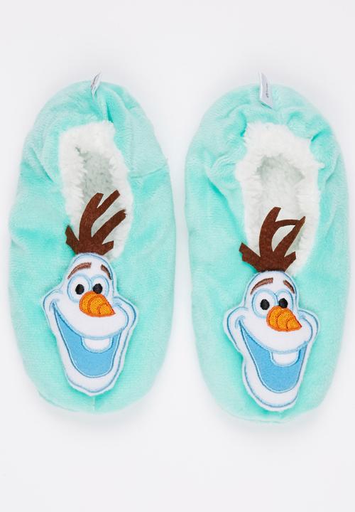 Character Fashion - Olaf Sherpa Slippers Multi-colour