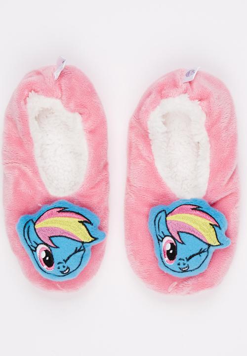 Character Fashion - My Little Pony Sherpa Slippers Multi-colour