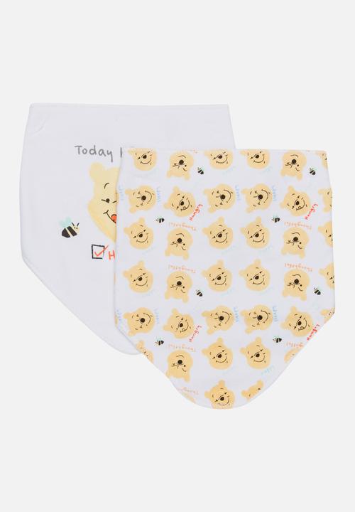 Character Baby - Winnie The Pooh 2 Pack Bandana Bibs Multi-colour