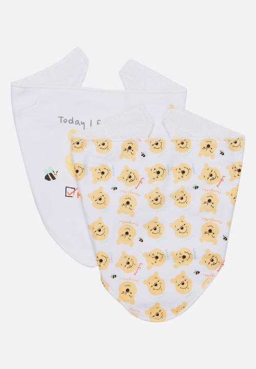 Character Baby - Winnie The Pooh 2 Pack Bandana Bibs Multi-colour