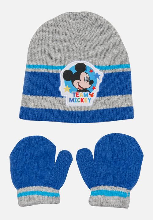 Character Baby - Mickey Mouse Beanie and Mittens Sets Multi-colour