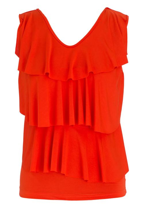 edit - Ruffle Cami Orange