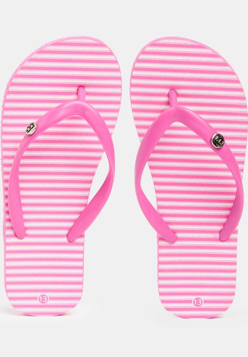 World Tribe - Sugar Candy Flip Flops Pale Pink