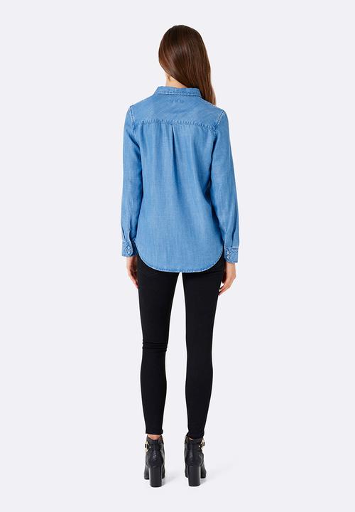 Forever New (Spree) - Sofi Denim Shirt Blue