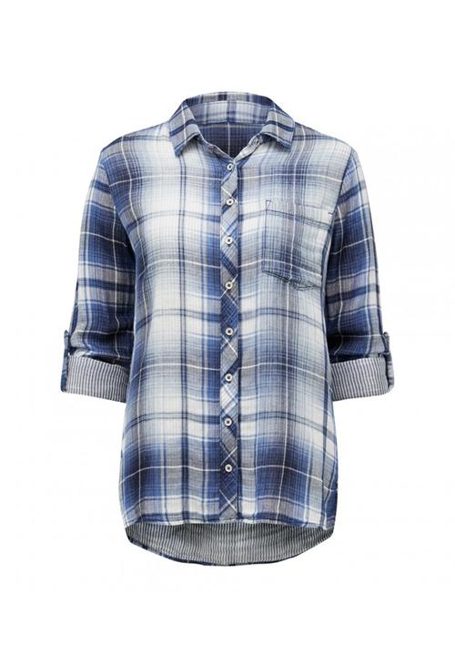 Forever New (Spree) - Kellie Checked Shirt Blue and White