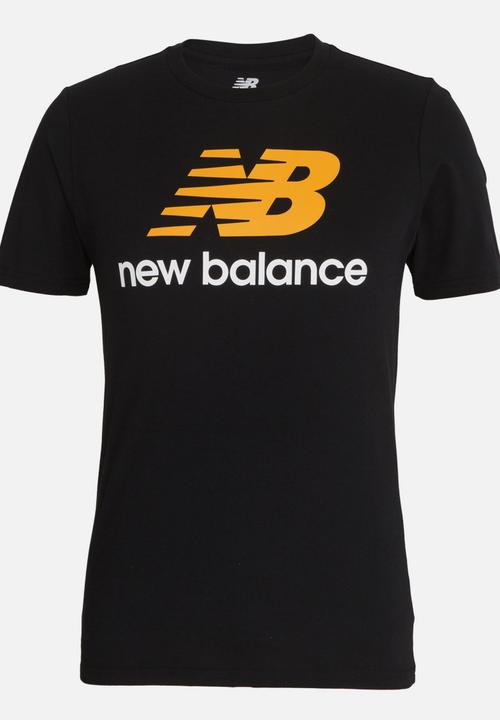 New Balance  - Stacked Logo Tee Black