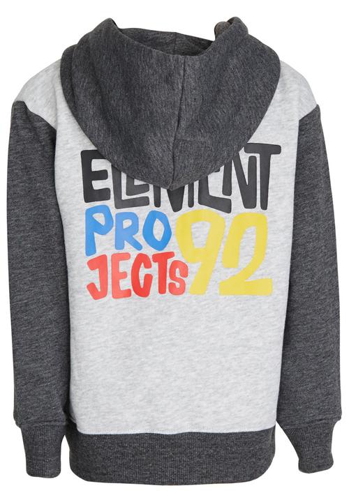 Element - Project Contrast Zip Thru Hood Grey