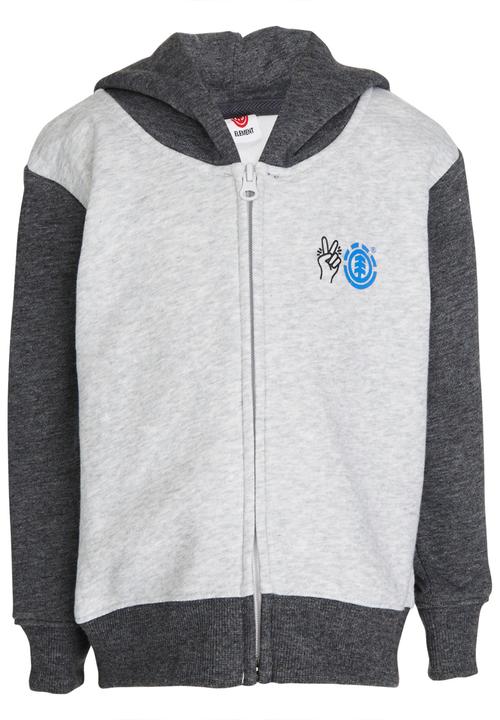 Element - Project Contrast Zip Thru Hood Grey