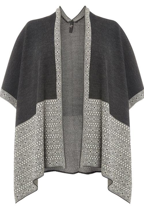 EVANS - Folk Wrap Grey