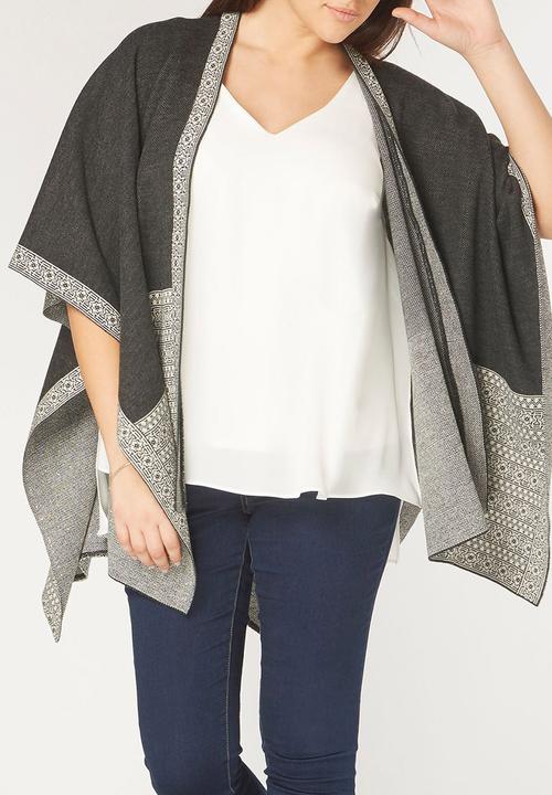 EVANS - Folk Wrap Grey
