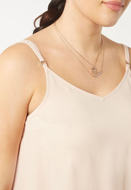 EVANS - Thin Strap Cami Cream
