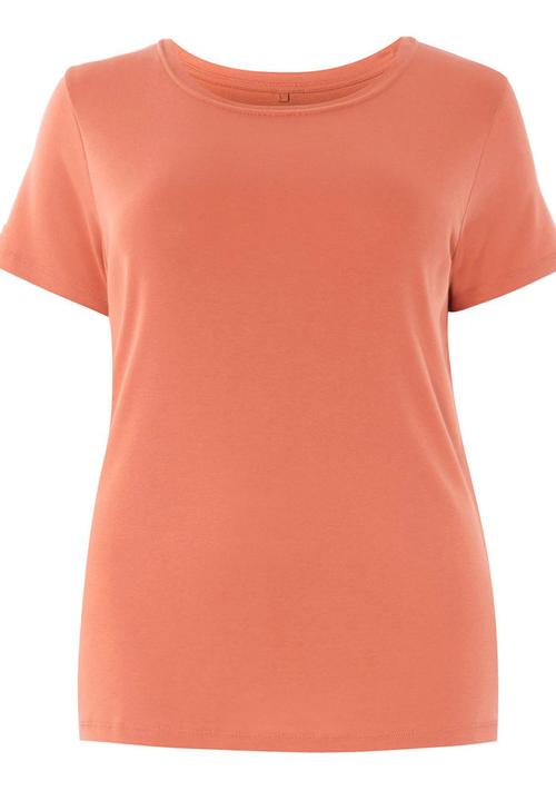 EVANS - Essential Round Neck T-shirt Orange