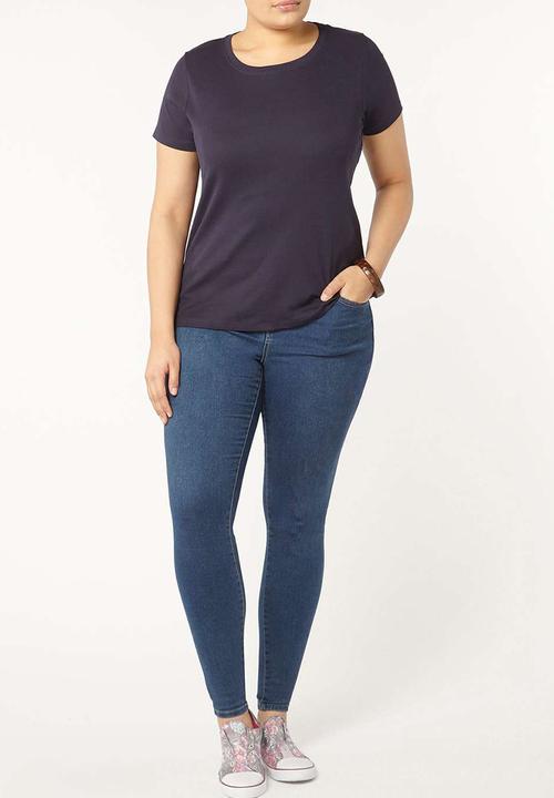EVANS - Essential Round Neck T-shirt Navy
