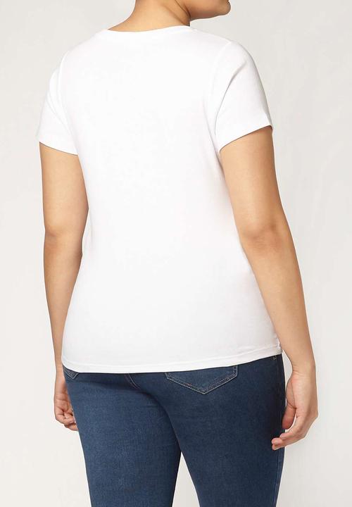 EVANS - Essential Round Neck T-shirt White