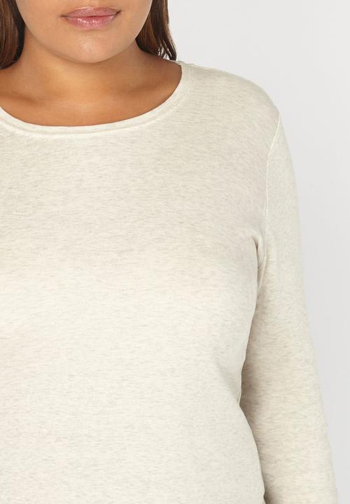 EVANS - Essential Long Sleeve Tee Stone