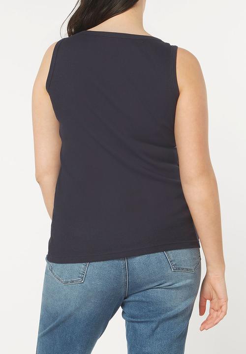 EVANS - 2 Pack Vest Navy