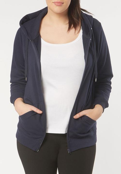 EVANS - Basic Hoody Navy