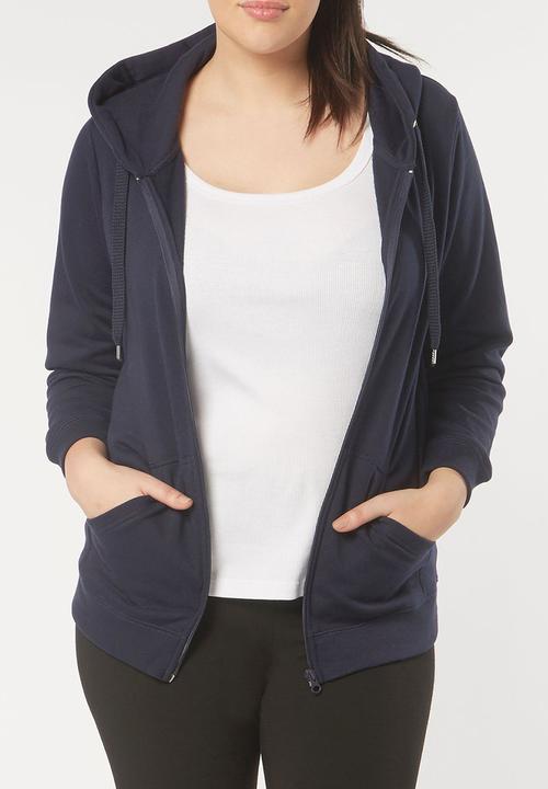 EVANS - Basic Hoody Blue