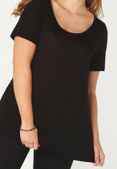 EVANS - Crew Neck T-shirt Black