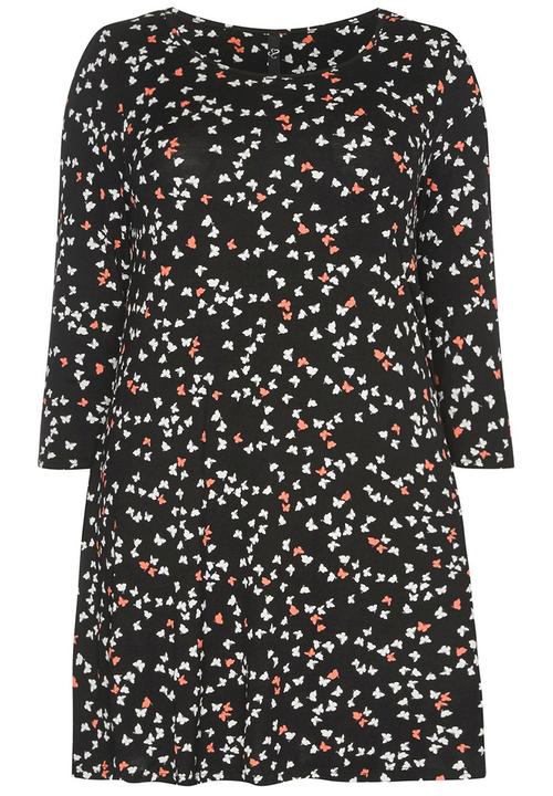 EVANS - All-over Print Swing Tunic Multi-colour