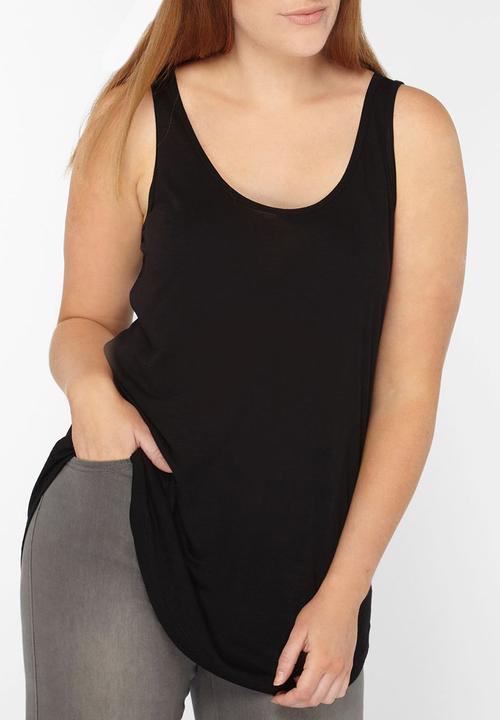 EVANS - Crew Neck Vest Black