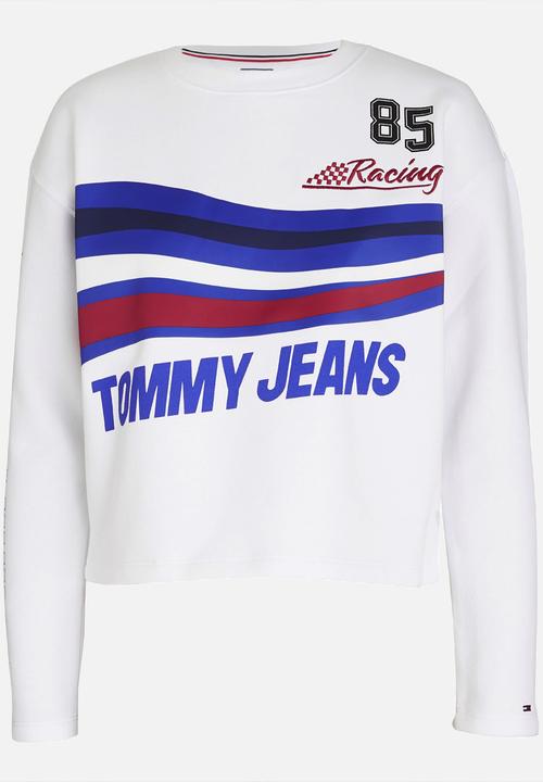Tommy Hilfiger - Racing Logo Sweatshirt White