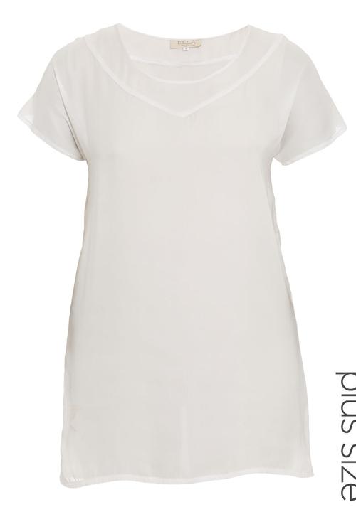 Megalo - Satin tunic White