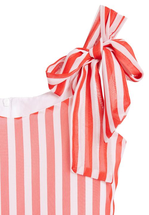 Pringle of Scotland - Red and white striped dress