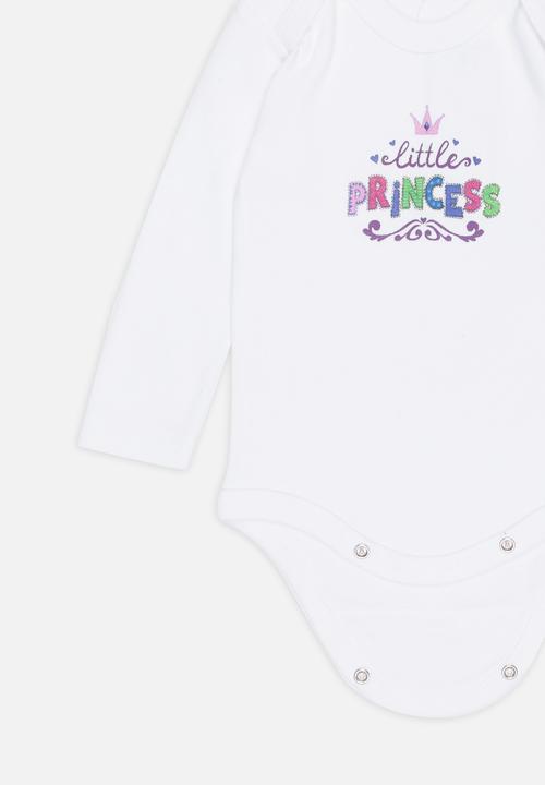 Funky Shop - Slogan Baby Grow White