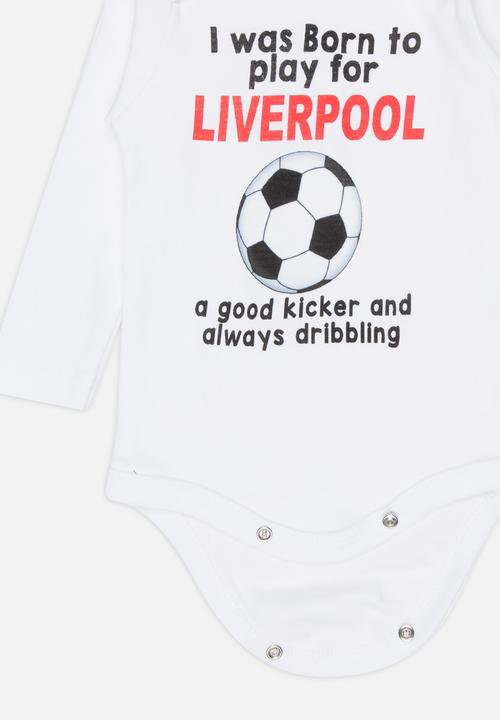 Funky Shop - Slogan Baby Grow White