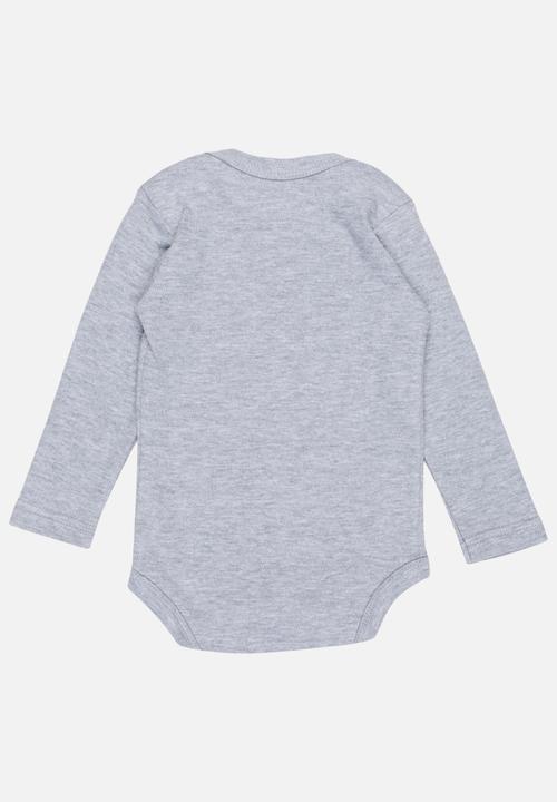 Funky Shop - Crazy little thing baby grow - grey