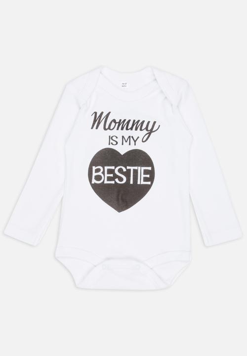 Funky Shop - Slogan Baby Grow White
