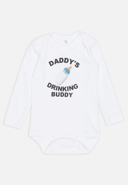 Funky Shop - Slogan Baby Grow White