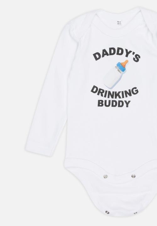 Funky Shop - Slogan Baby Grow White