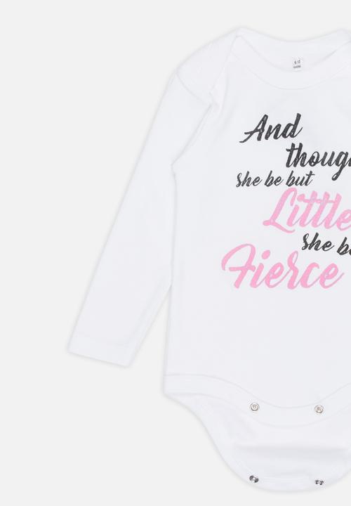 Funky Shop - Slogan Baby Grow White