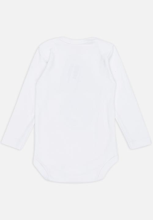 Funky Shop - Potty like a rockstar baby grow - white