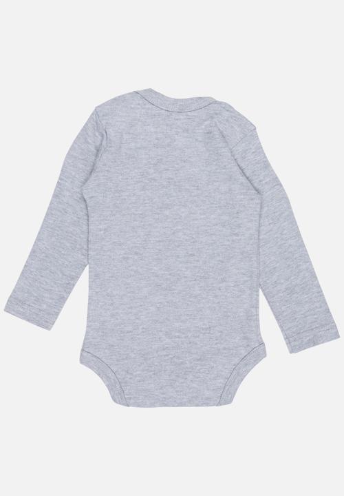 Funky Shop - Sidekick baby grow - grey