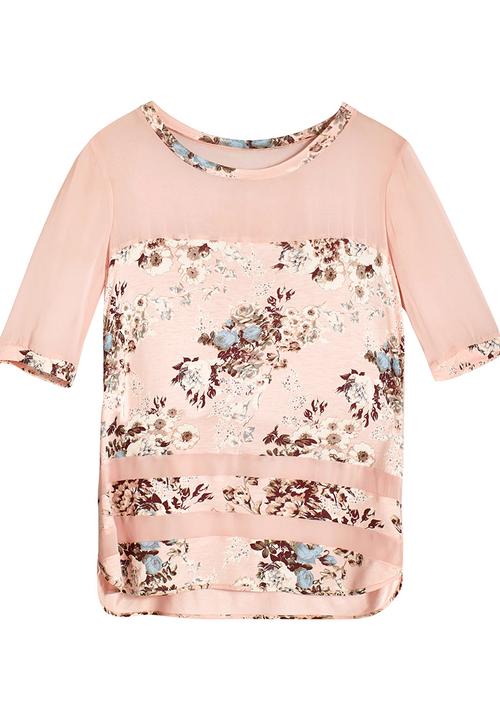 Next - Floral Top Pink
