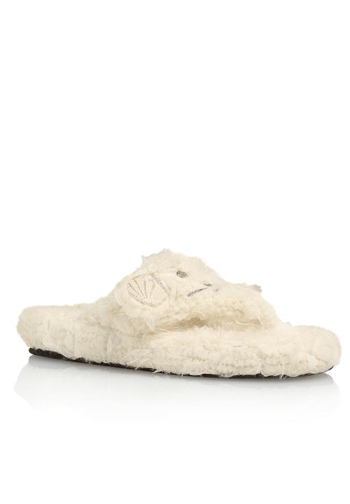 Next - Mouse Thong Slippers Milk