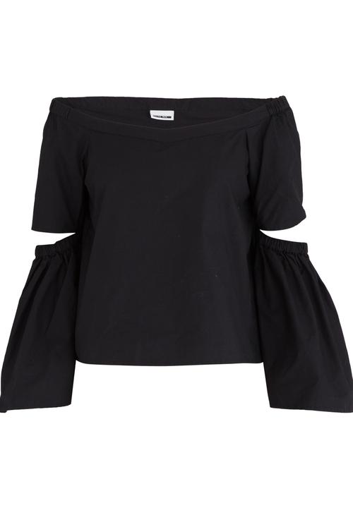 Noisy May - Bronce Cut-out Detail Top Black